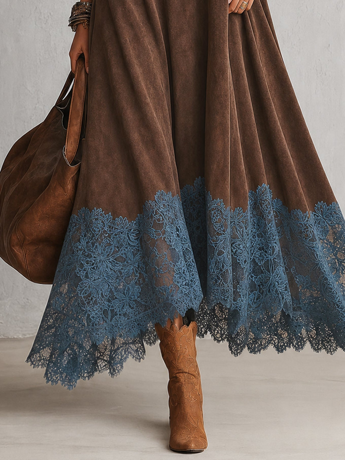 Viena | Vestido Largo de Encaje - LolaLenz™