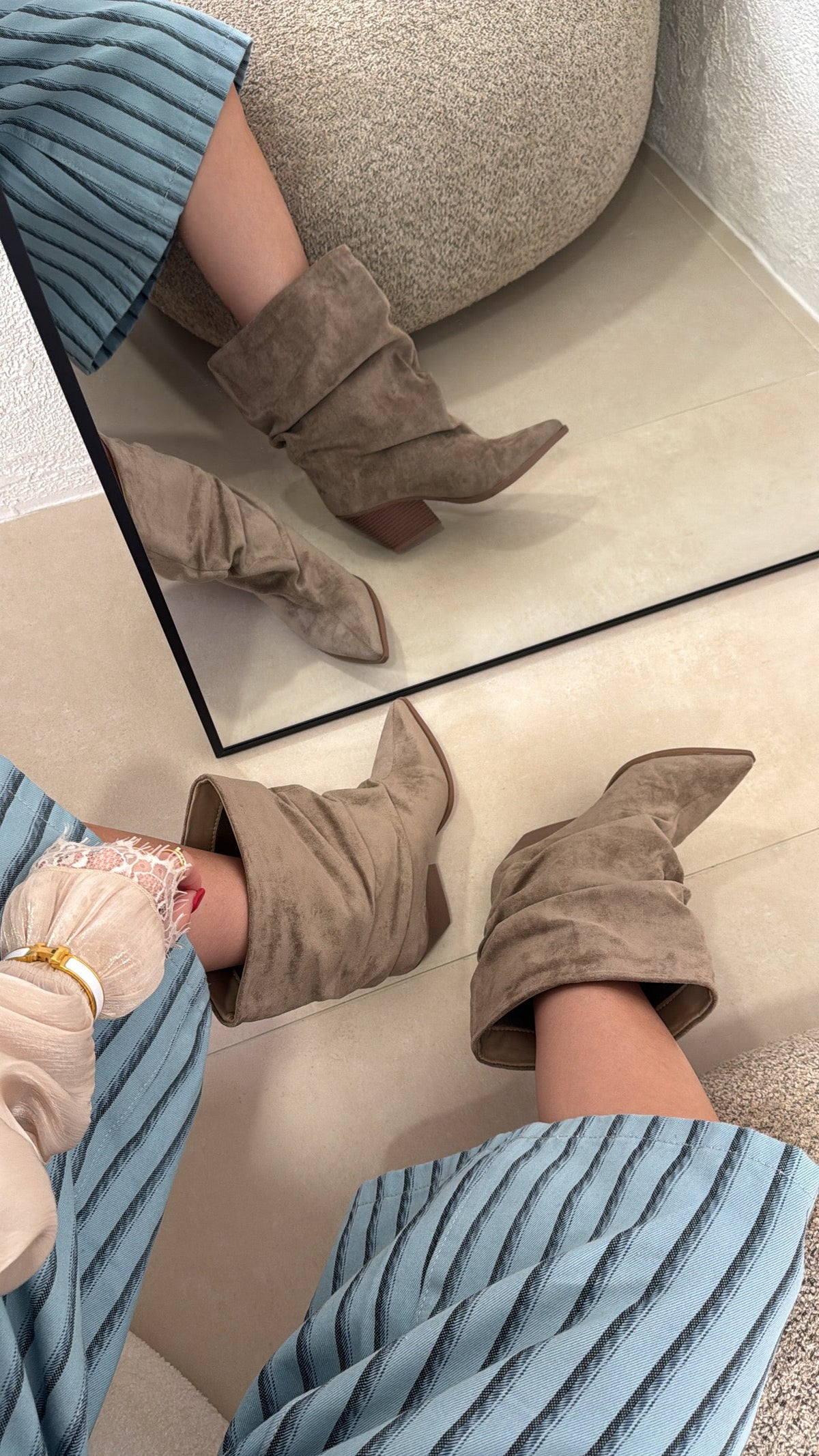 Lía | Botines camperos caqui - LolaLenz™