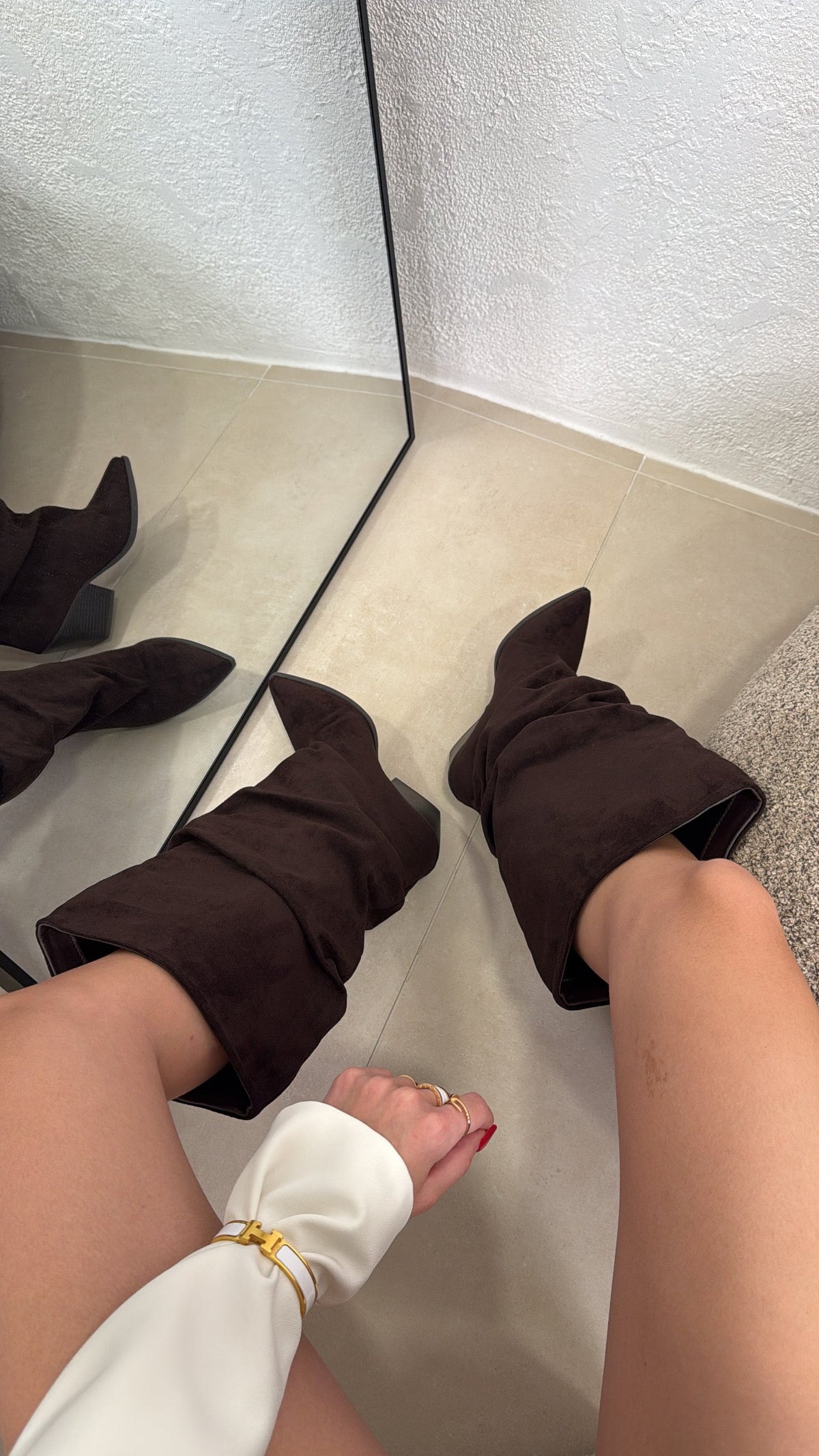 Valentina | Botas camperas chocolate - LolaLenz™