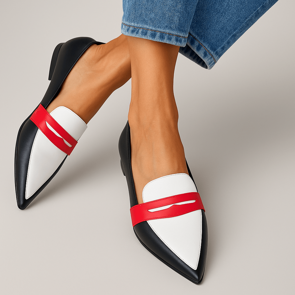 Chiara | Mocasines con bloques de color - LolaLenz™