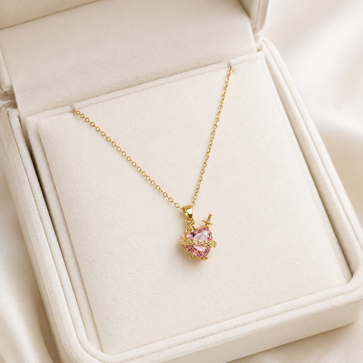 Collar Inmaculado Corazón de María - LolaLenz™