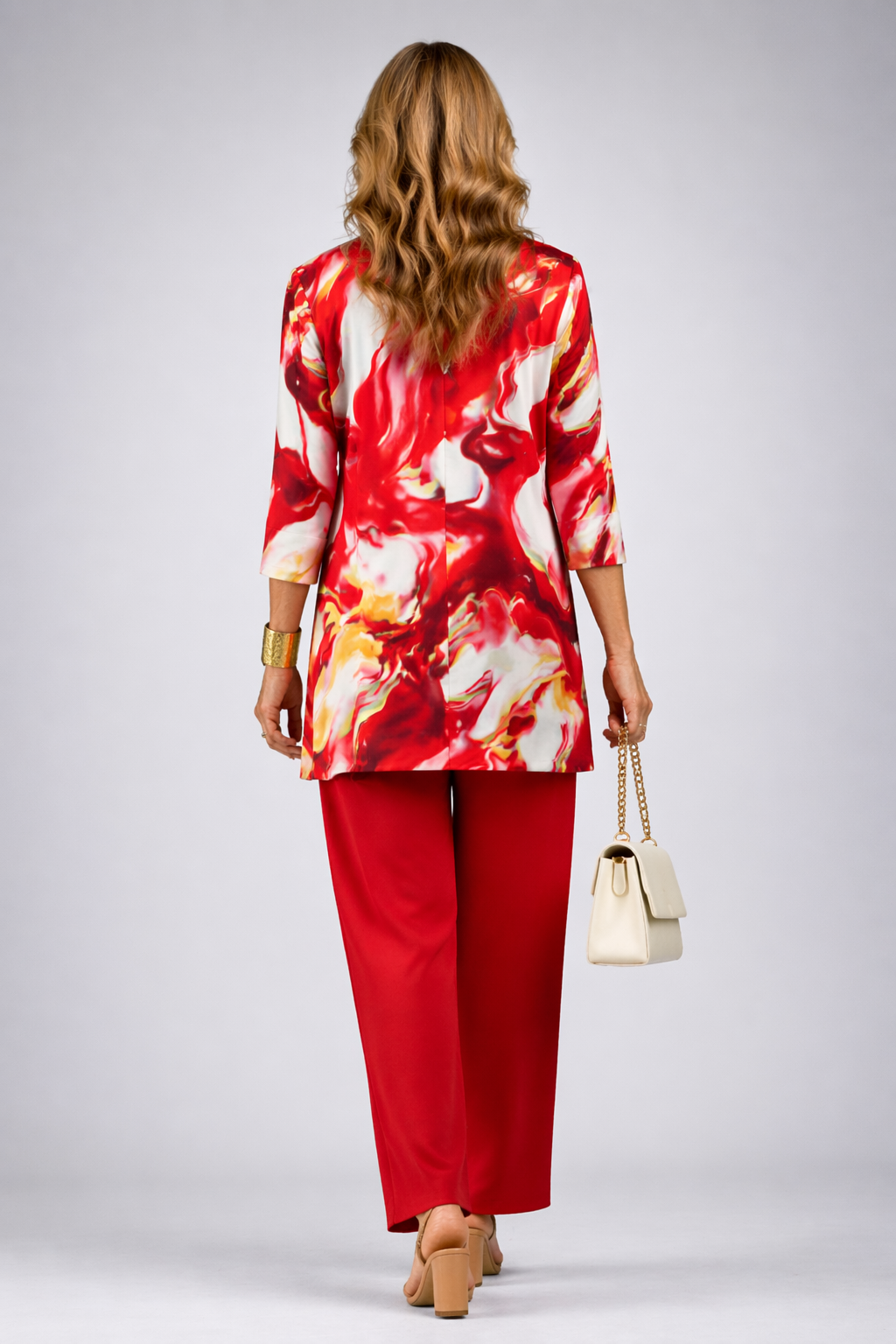 Georgina | Conjunto de 3 piezas rojo - LolaLenz™