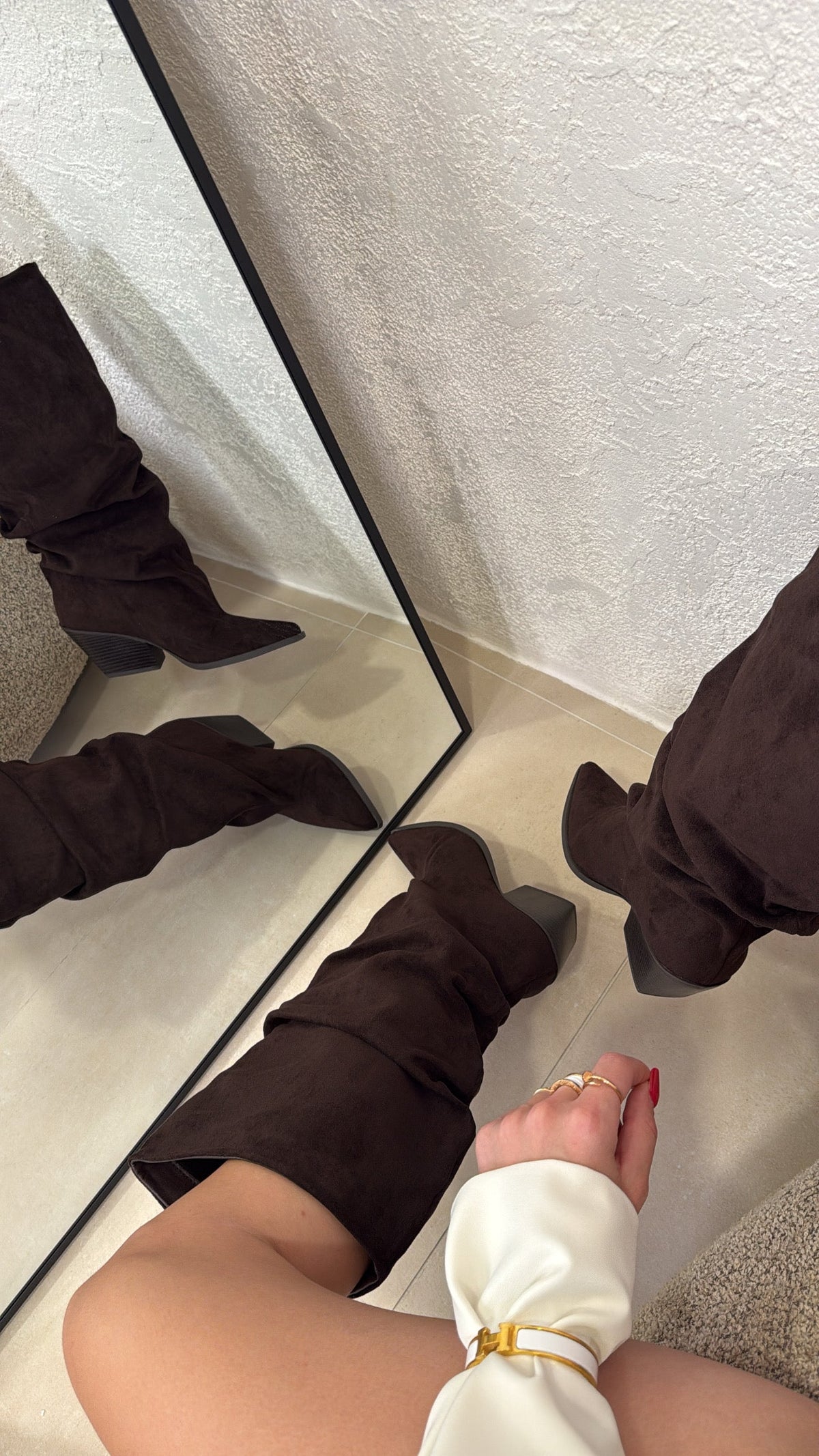 Valentina | Botas camperas chocolate - LolaLenz™