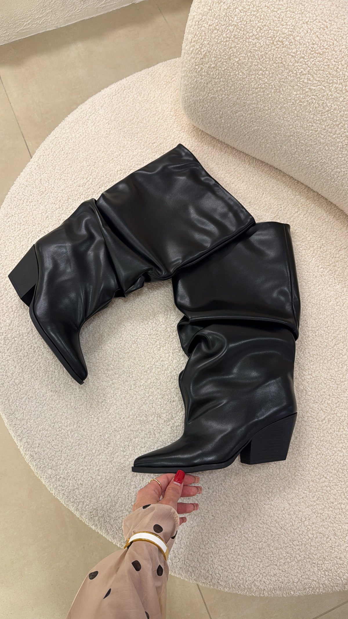 Martina | Botas camperas negras - LolaLenz™