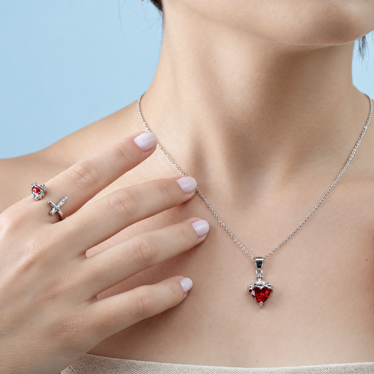 Kit de Collares Sagrada Familia — Jesús, María y San José - LolaLenz™