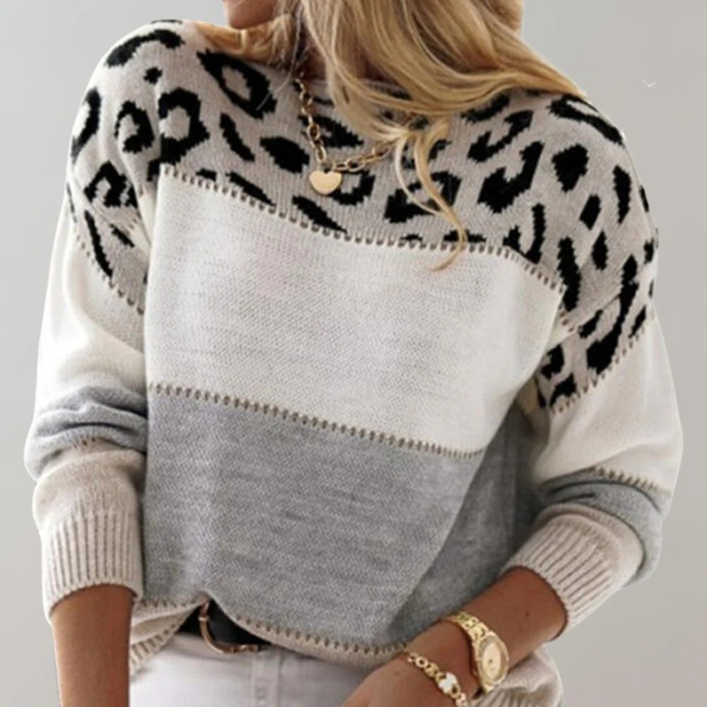 Teresa | Jersey elegante de leopardo - LolaLenz™