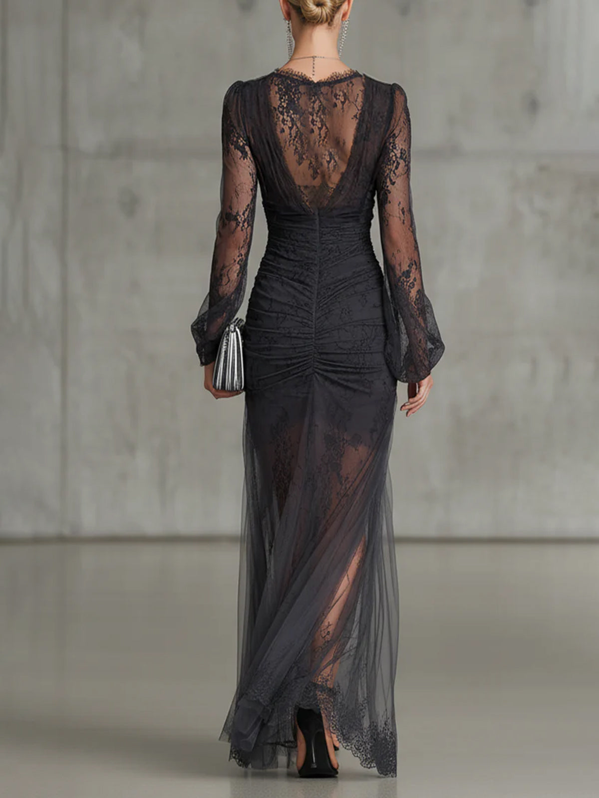 Quintina | Vestido largo con escote en V - LolaLenz™