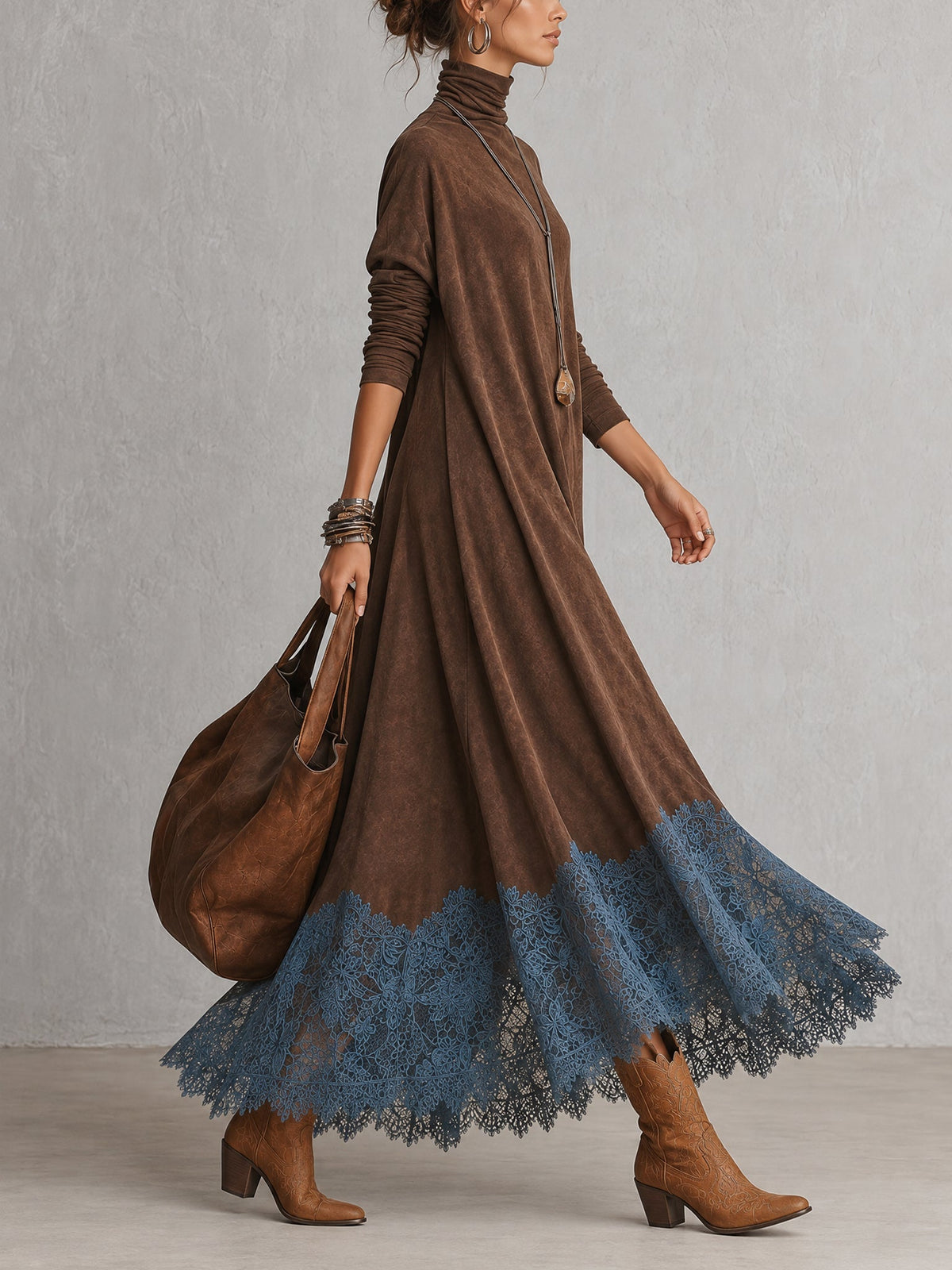 Viena | Vestido Largo de Encaje - LolaLenz™