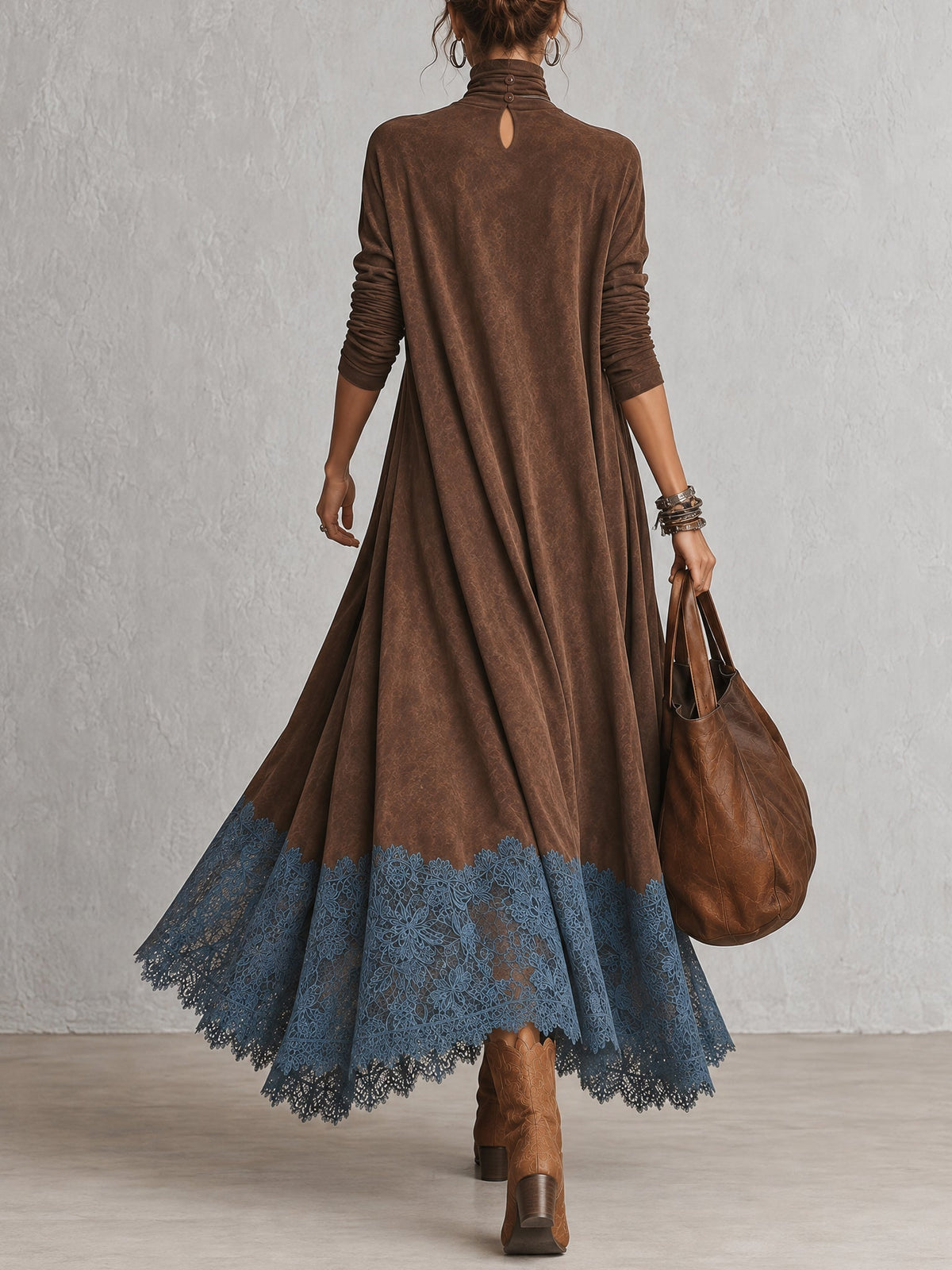 Viena | Vestido Largo de Encaje - LolaLenz™