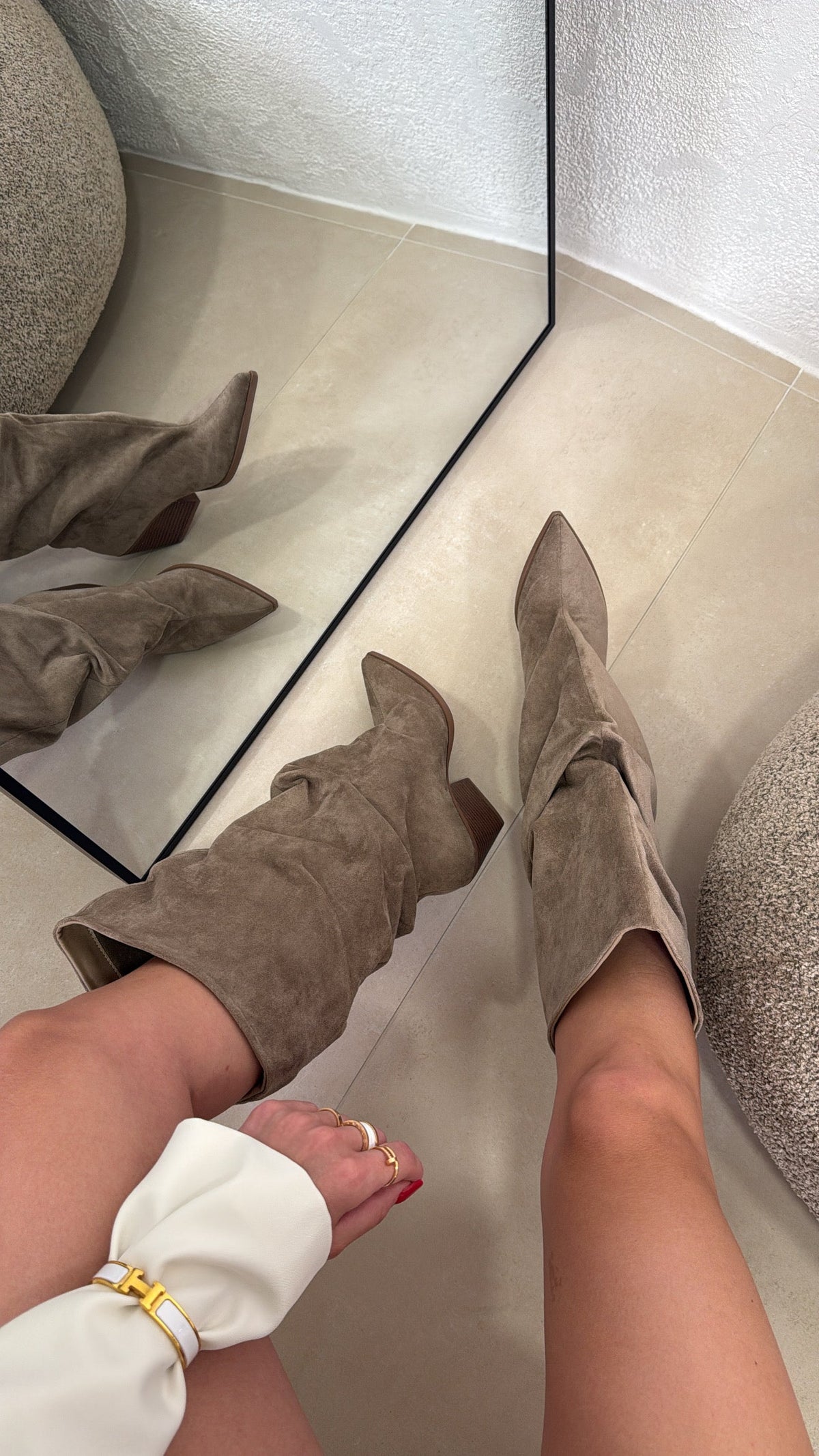 Valentina | Botas camperas caqui - LolaLenz™
