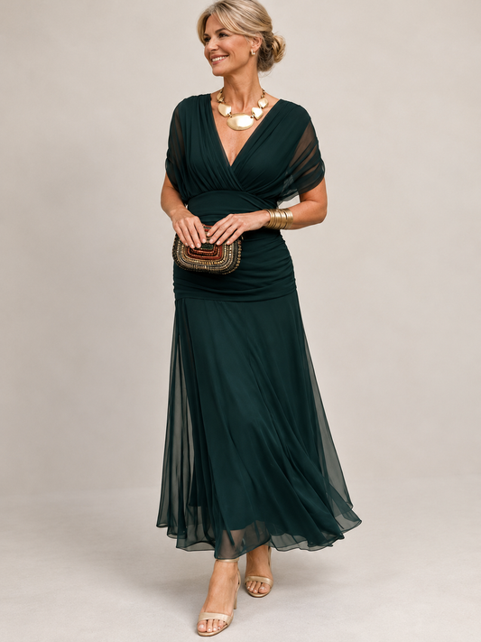 Micaela | Vestido largo de hombros descubiertos - LolaLenz™
