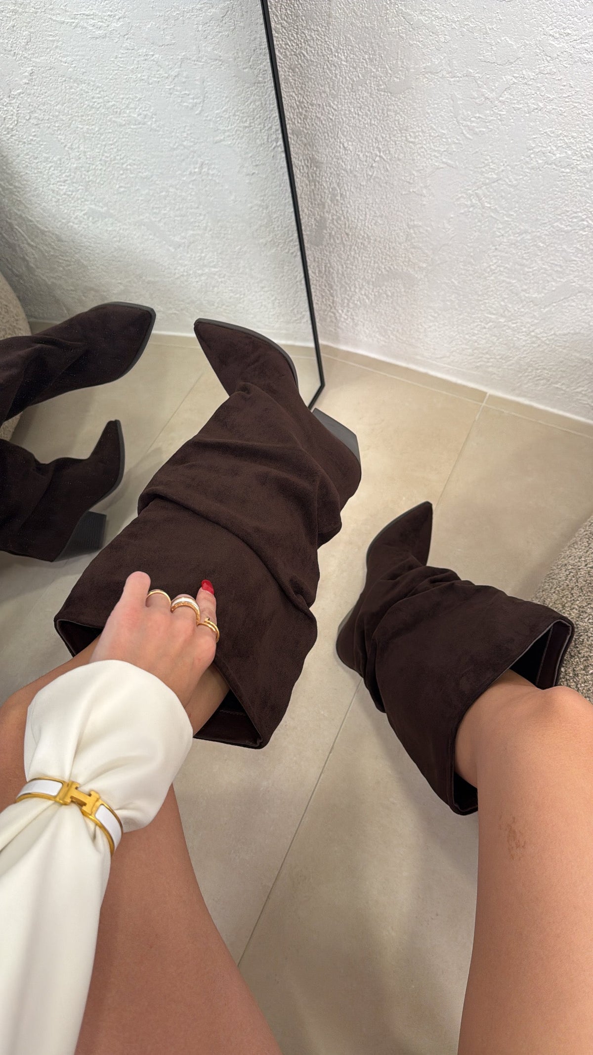 Valentina | Botas camperas chocolate - LolaLenz™