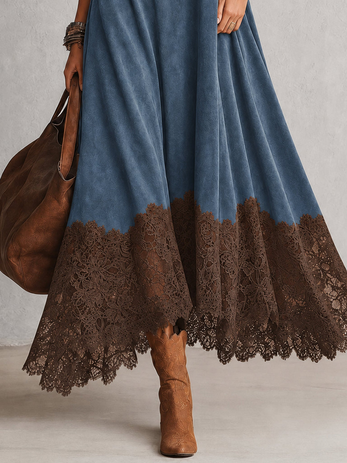 Viena | Vestido Largo de Encaje - LolaLenz™