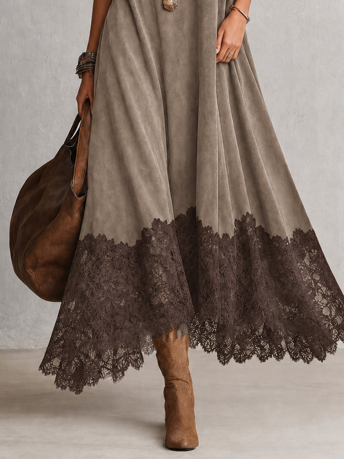 Viena | Vestido Largo de Encaje - LolaLenz™