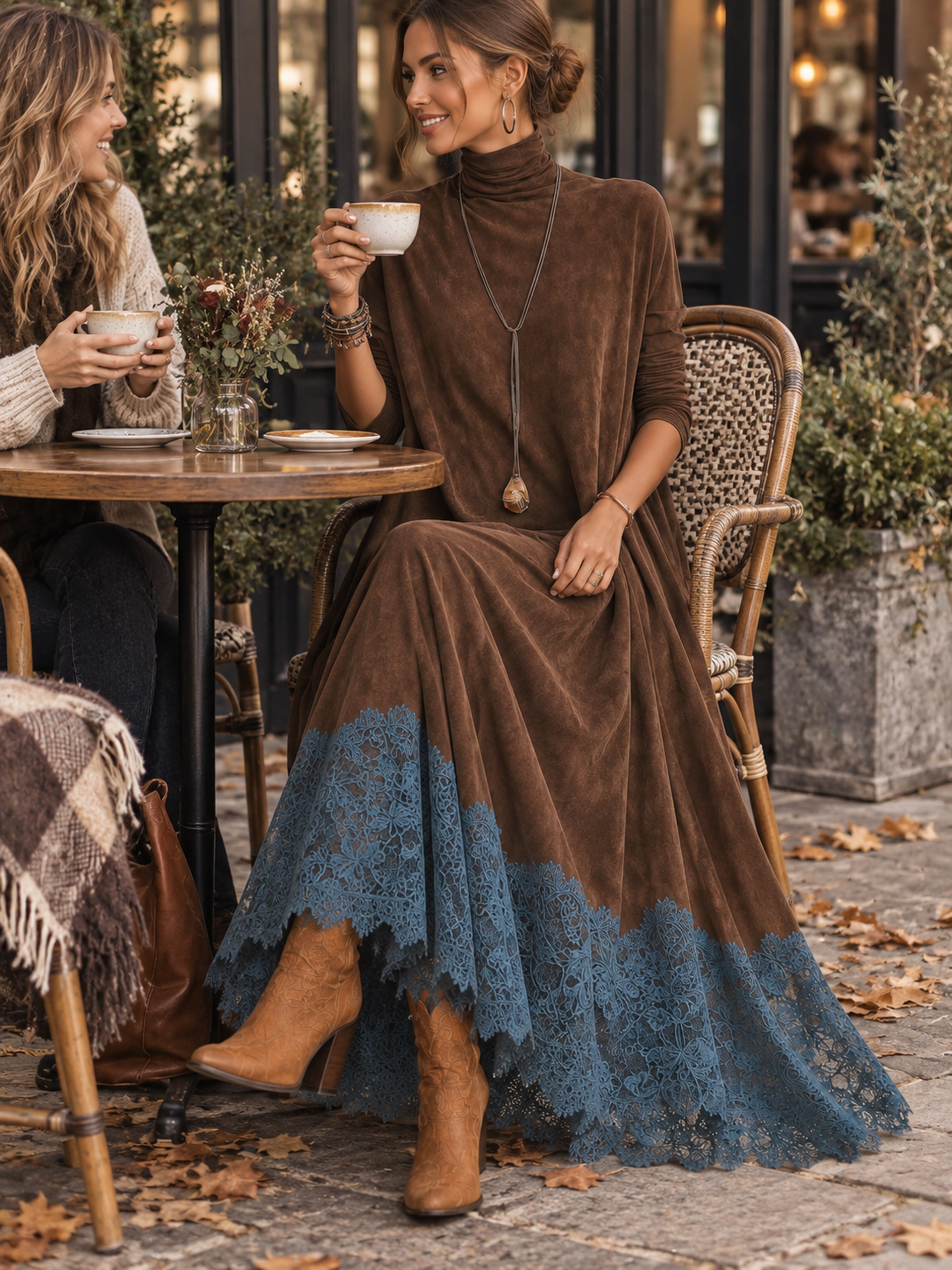 Viena | Vestido Largo de Encaje - LolaLenz™