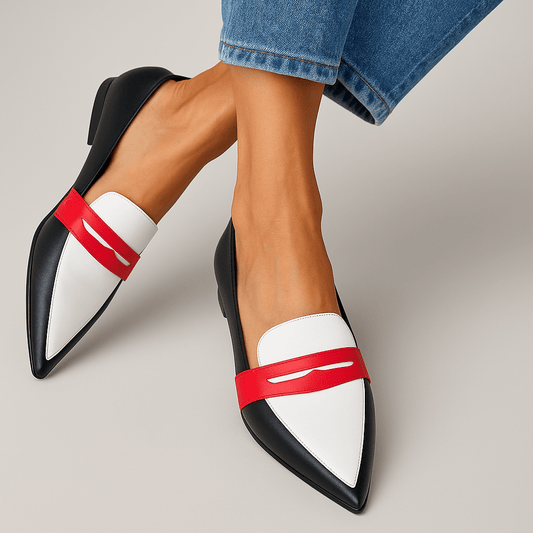 Chiara | Mocasines con bloques de color - LolaLenz™