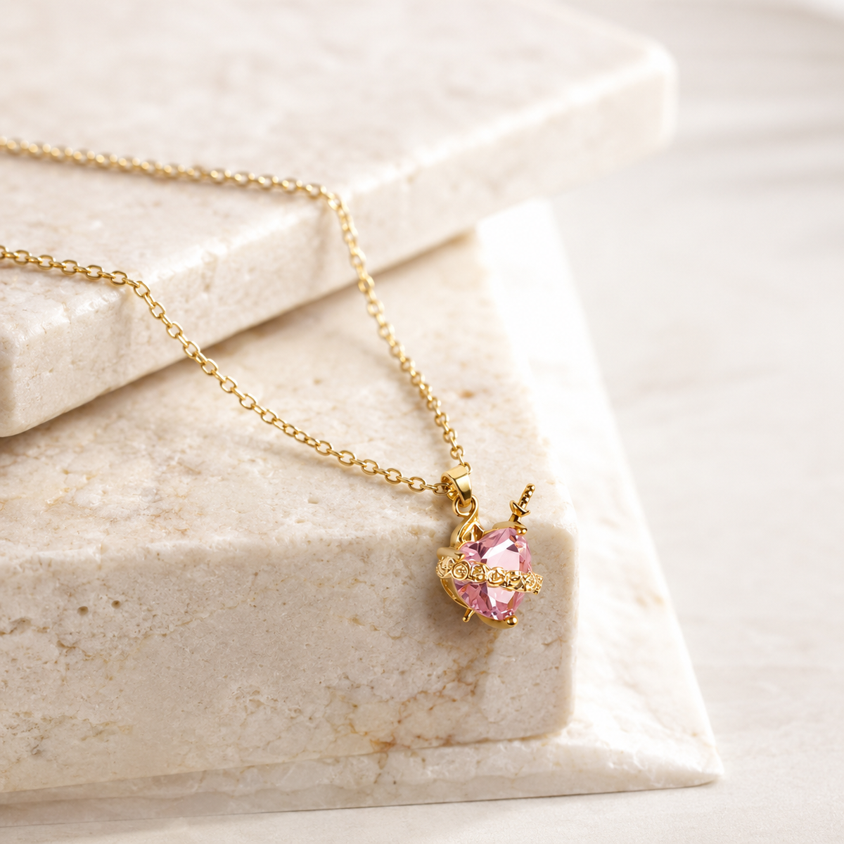 Collar Inmaculado Corazón de María - LolaLenz™