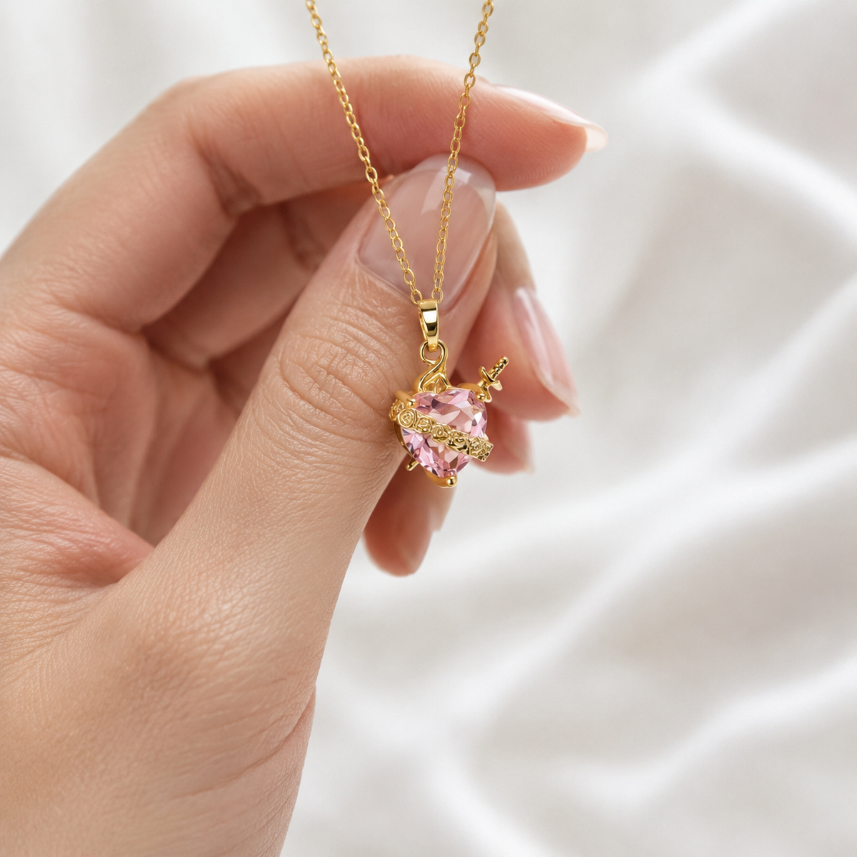 Collar Inmaculado Corazón de María - LolaLenz™