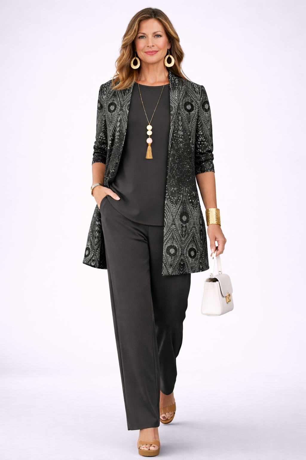 Electra | Conjunto de 3 piezas negro - LolaLenz™