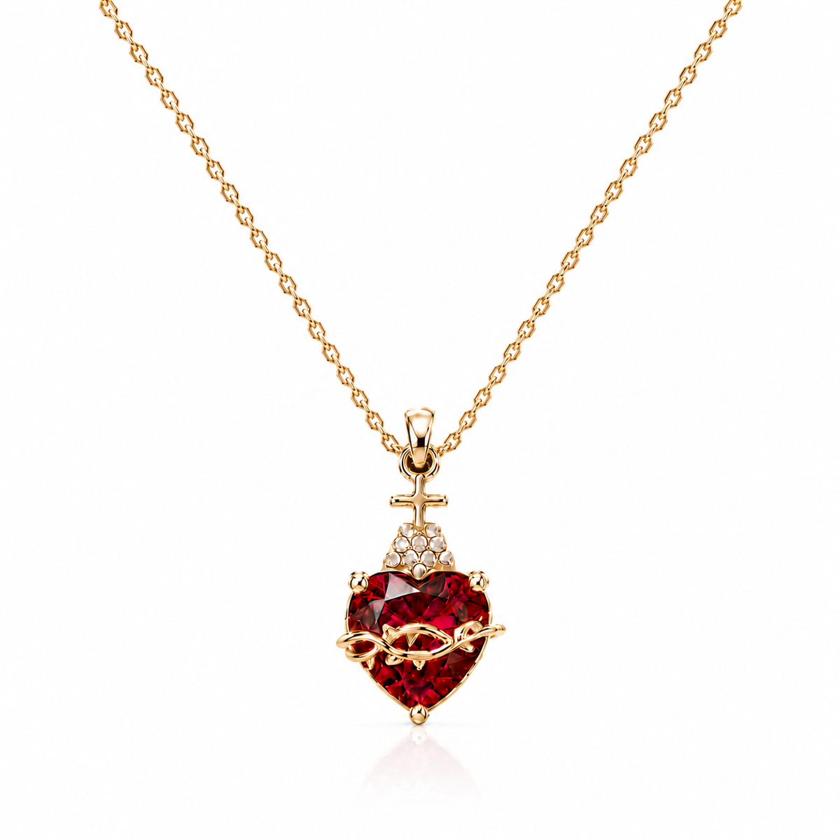 Collar Sagrado Corazón de Jesús - LolaLenz™