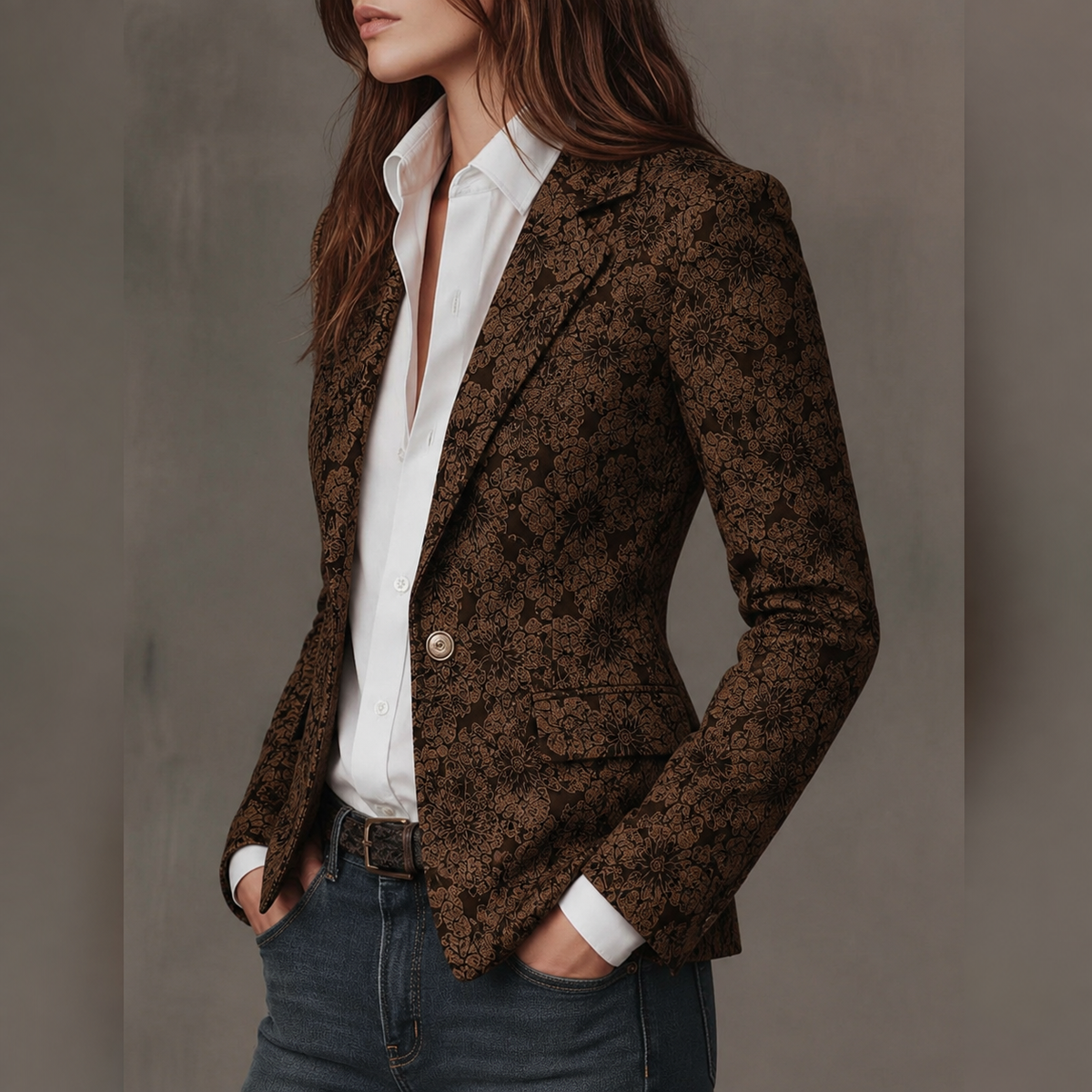 Loreto | Blazer jacquard entallado - LolaLenz™