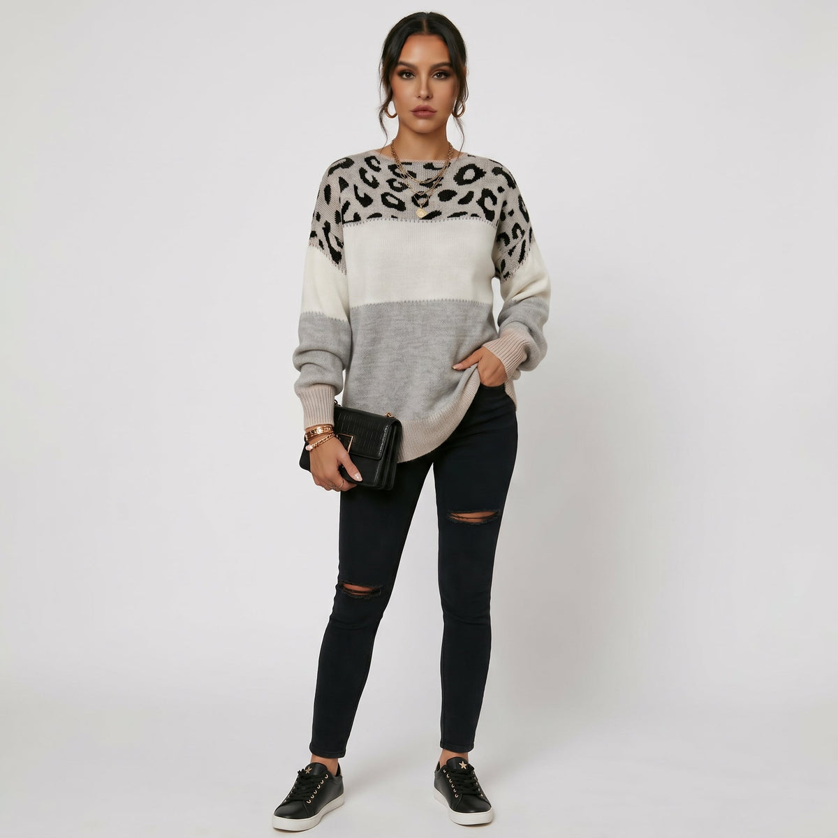 Teresa | Jersey elegante de leopardo - LolaLenz™