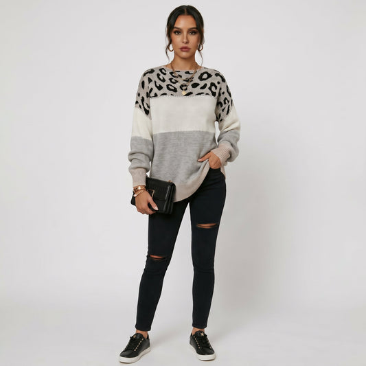 Teresa | Jersey elegante de leopardo - LolaLenz™