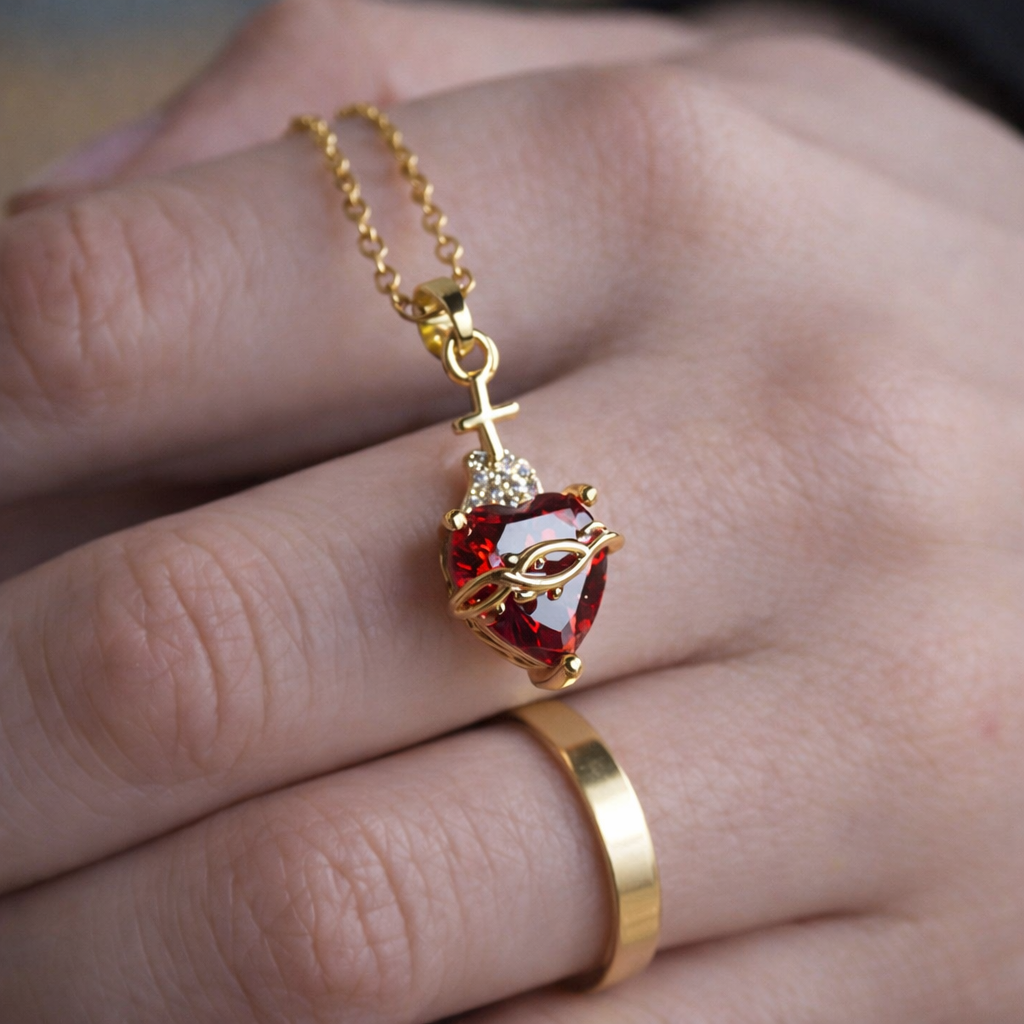 Kit de Collares Sagrado Corazón — Jesús y María - LolaLenz™