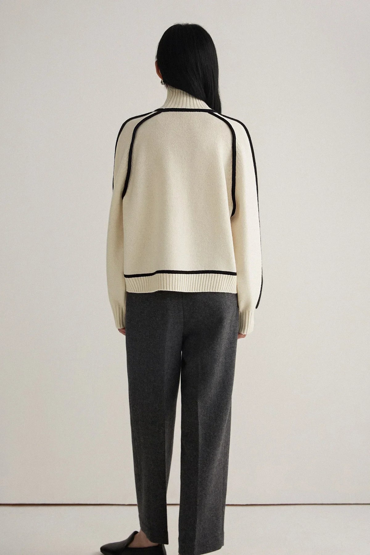 Fabiola | Jersey de cuello alto de punto - LolaLenz™