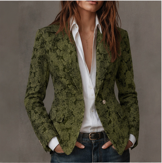Loreto | Blazer jacquard entallado - LolaLenz™