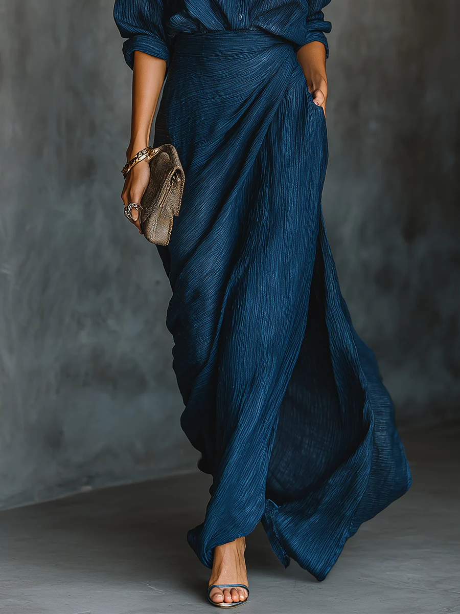 Clara | Conjunto azul profundo - LolaLenz™