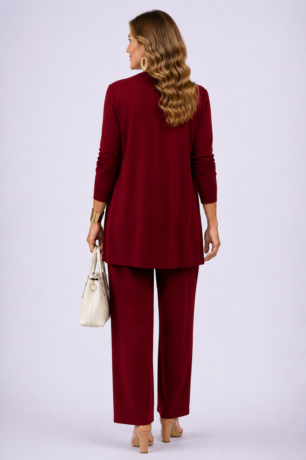 Donatella | Conjunto de 3 piezas blanco y rojo - LolaLenz™