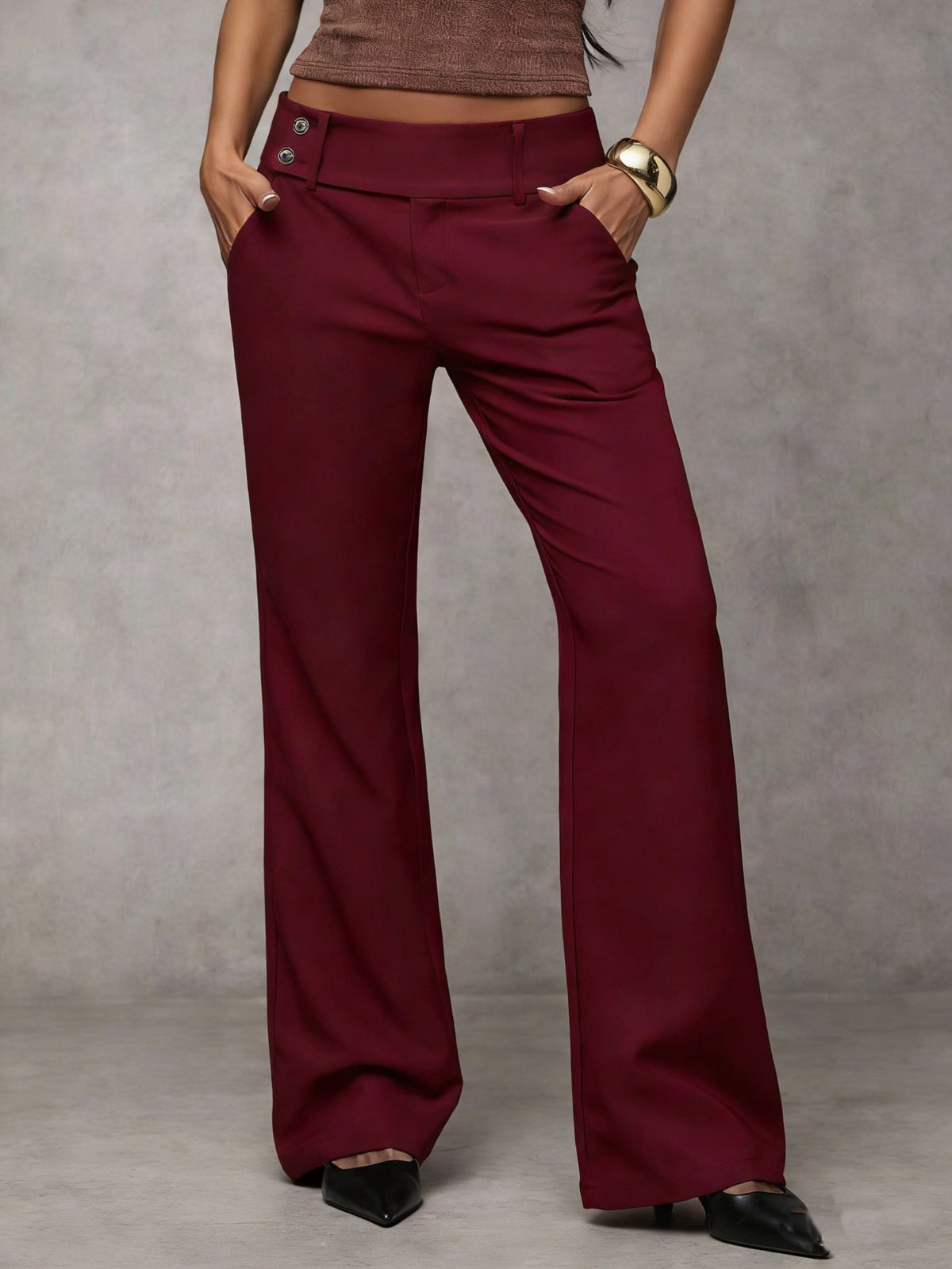 Duna | Pantalón ancho de tiro alto - LolaLenz™