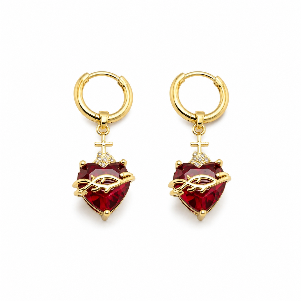 Pendientes Sagrado Corazón - LolaLenz™