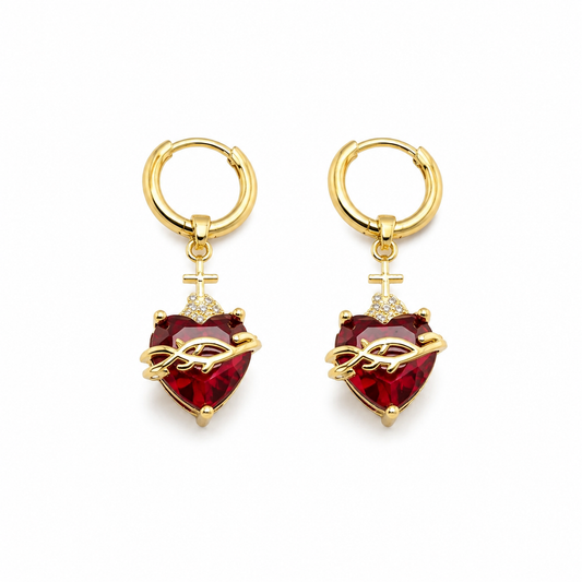Pendientes Sagrado Corazón - LolaLenz™
