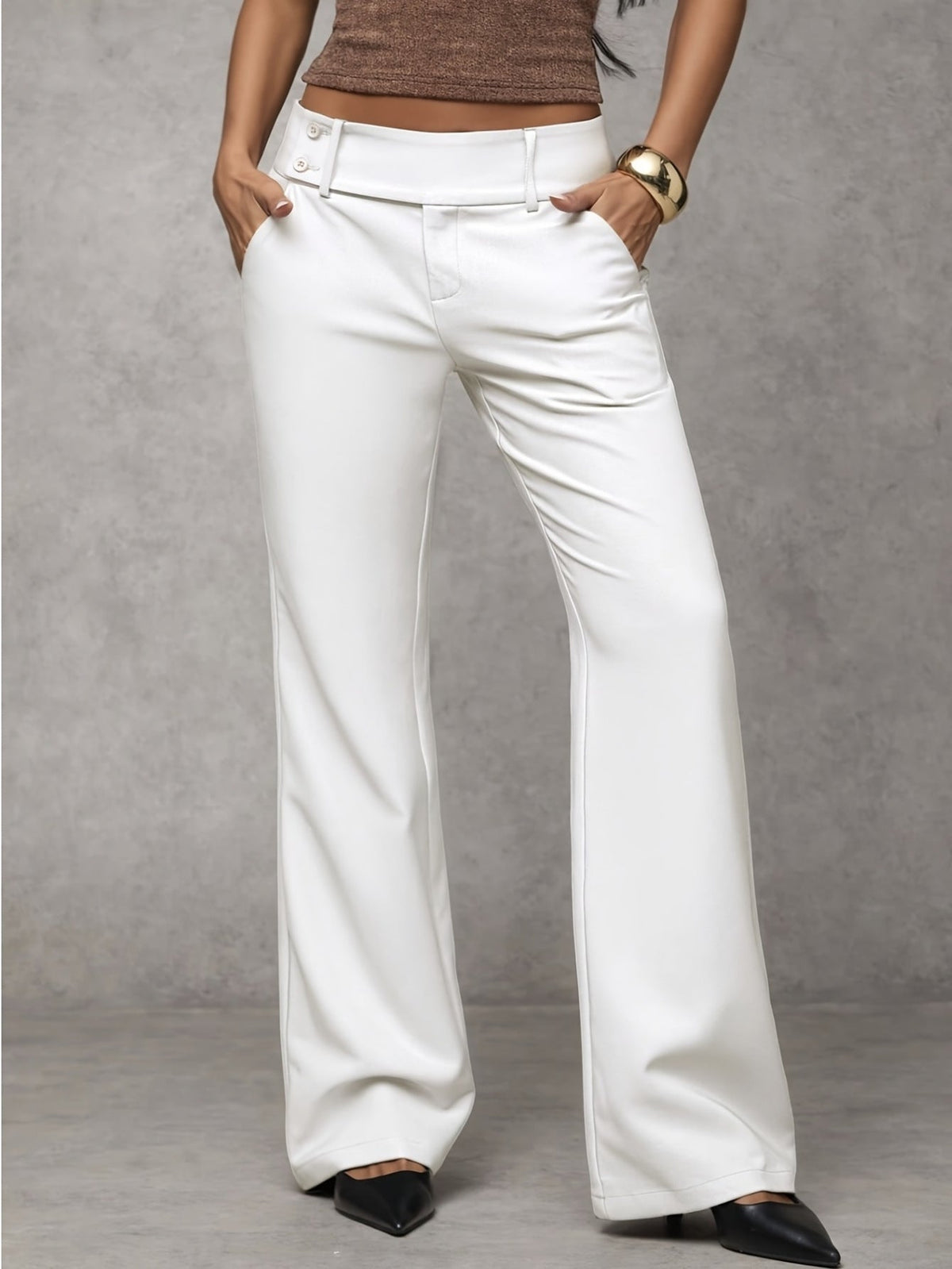 Duna | Pantalón ancho de tiro alto - LolaLenz™